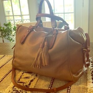 J. Crew Leather Satchel Bag😍